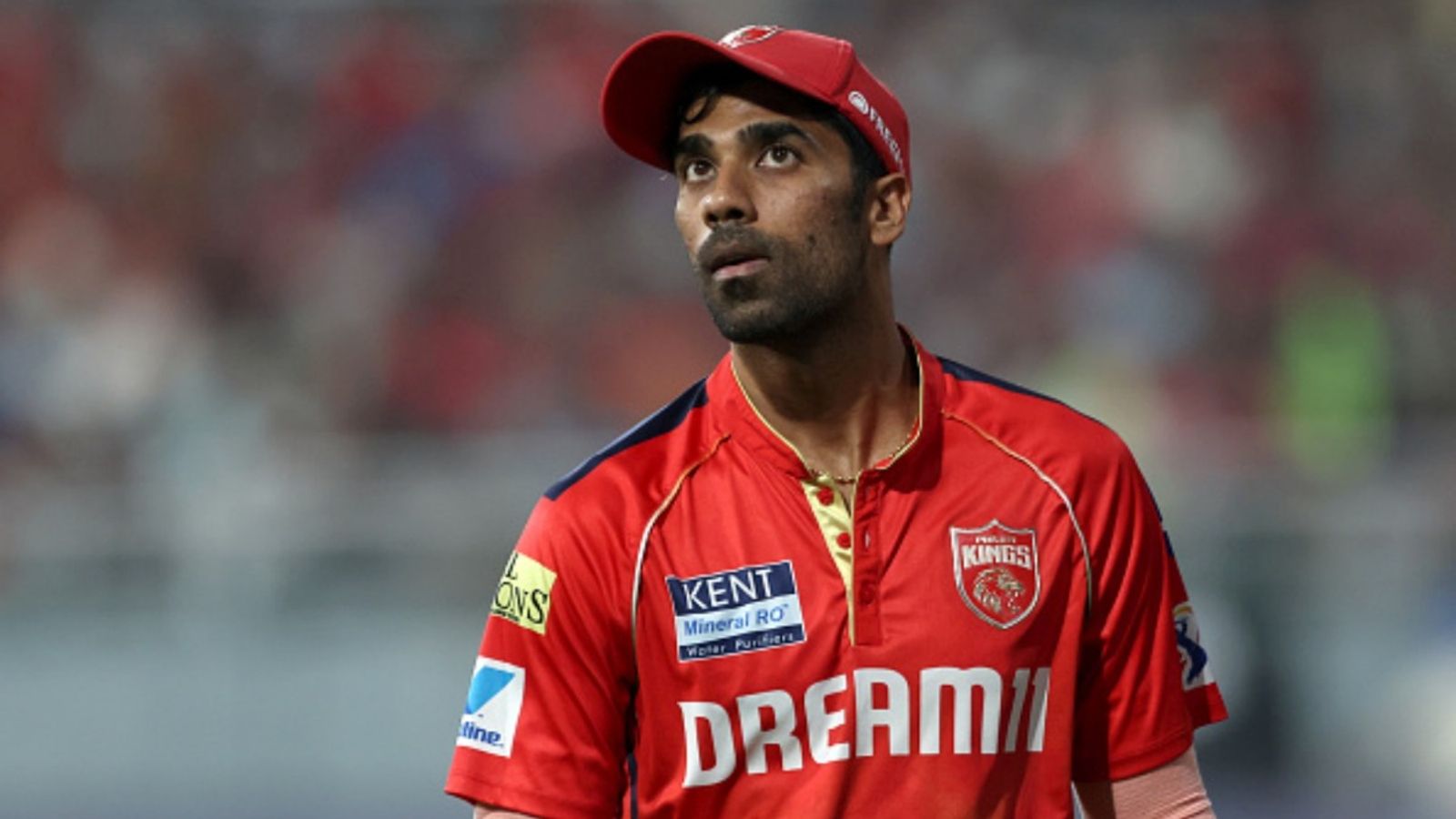 FIR filed against Punjab Kings' Shashank Singh & retired IPS officer father for alleged assault on cook Shashank Singh of Punjab Kings look on during the 2025 IPL match against Rajasthan Royals at Maharaja Yadavindra Singh International Cricket Stadium on April 5, 2025, in Mullanpur, Mohali, India.