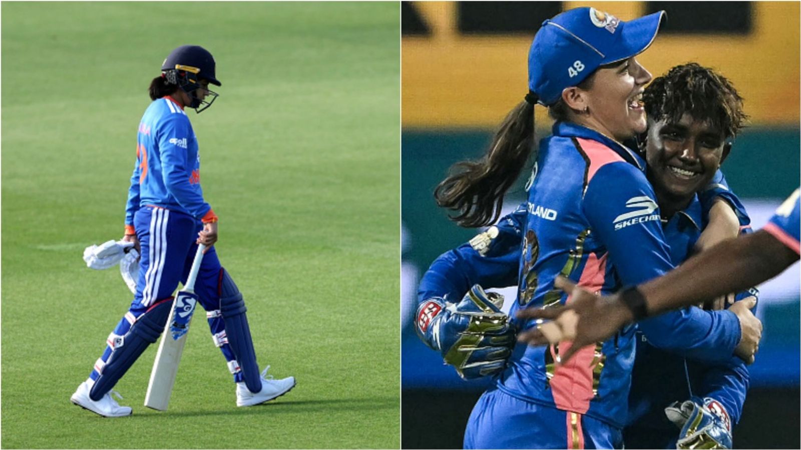 India's squad for Asian Games 2026 announced: Harmanpreet retains captaincy, Yastika dropped for 17-year-old wicketkeeper India's Yastika Bhatia after losing her wicket; Mumbai Indians' Amelia Kerr, Gunalan Kamalini celebrate a wicket in WPL game.