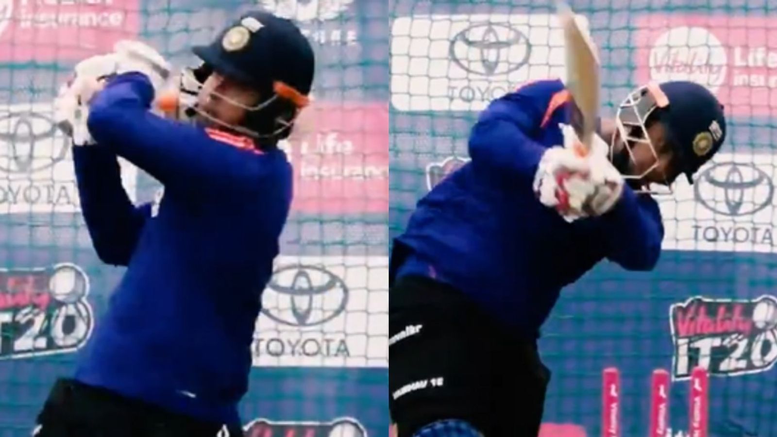 WATCH: Vaibhav Sooryavanshi's explosive nets spark India debut buzz ahead of England T20I Vaibhav Sooryavanshi in this frame. (Screengrab)
