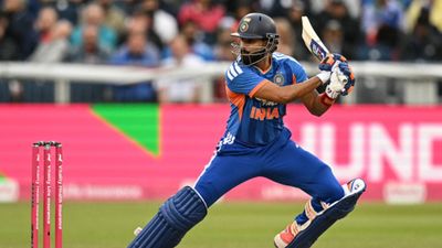IND vs ENG: Rain washes out first T20I as Abhishek Sharma, Shreyas Iyer fifties go in vain Shreyas Iyer in this frame. (Getty)
