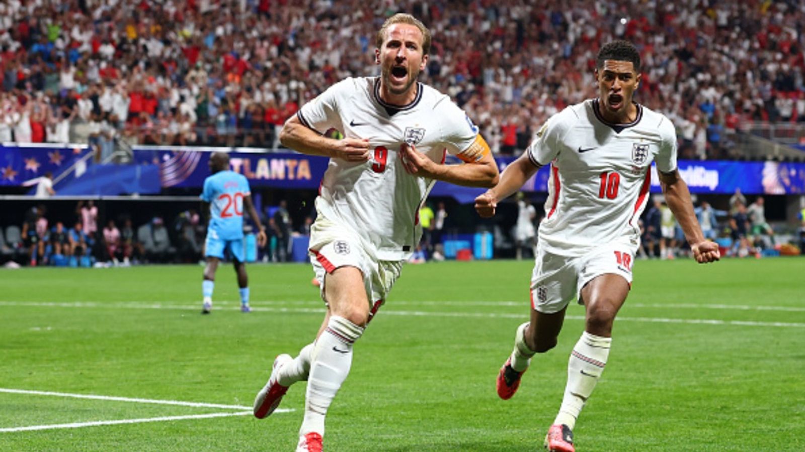 FIFA World Cup 2026 Golden Boot: Who stands where after Harry Kane's brace shakes up standings Harry Kane celebrates with Jude Bellingham after scoring against DR Congo (Getty)