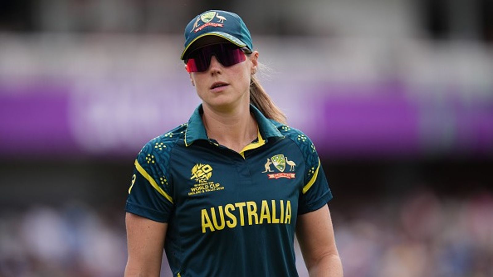 Will injured Ellyse Perry feature in Women's T20 World Cup 2026 final? Australia's head coach reveals Australia's veteran all-rounder Ellyse Perry in this frame. (Getty)