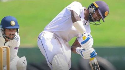 IND A vs SL A: India bowlers toil hard as Sri Lanka post 288/5 on Day 1 of 2nd unofficial Test IND A vs SL A: India bowlers toil hard as Sri Lanka post 288/5 on Day 1 of 2nd unofficial Test. (Screenshot)