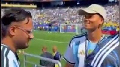 Yashasvi Jaiswal turns heads in a Lionel Messi Jersey at FIFA World Cup, but there's a twist Yashasvi Jaiswal turns heads in a Lionel Messi Jersey at FIFA World Cup, but there's a twist