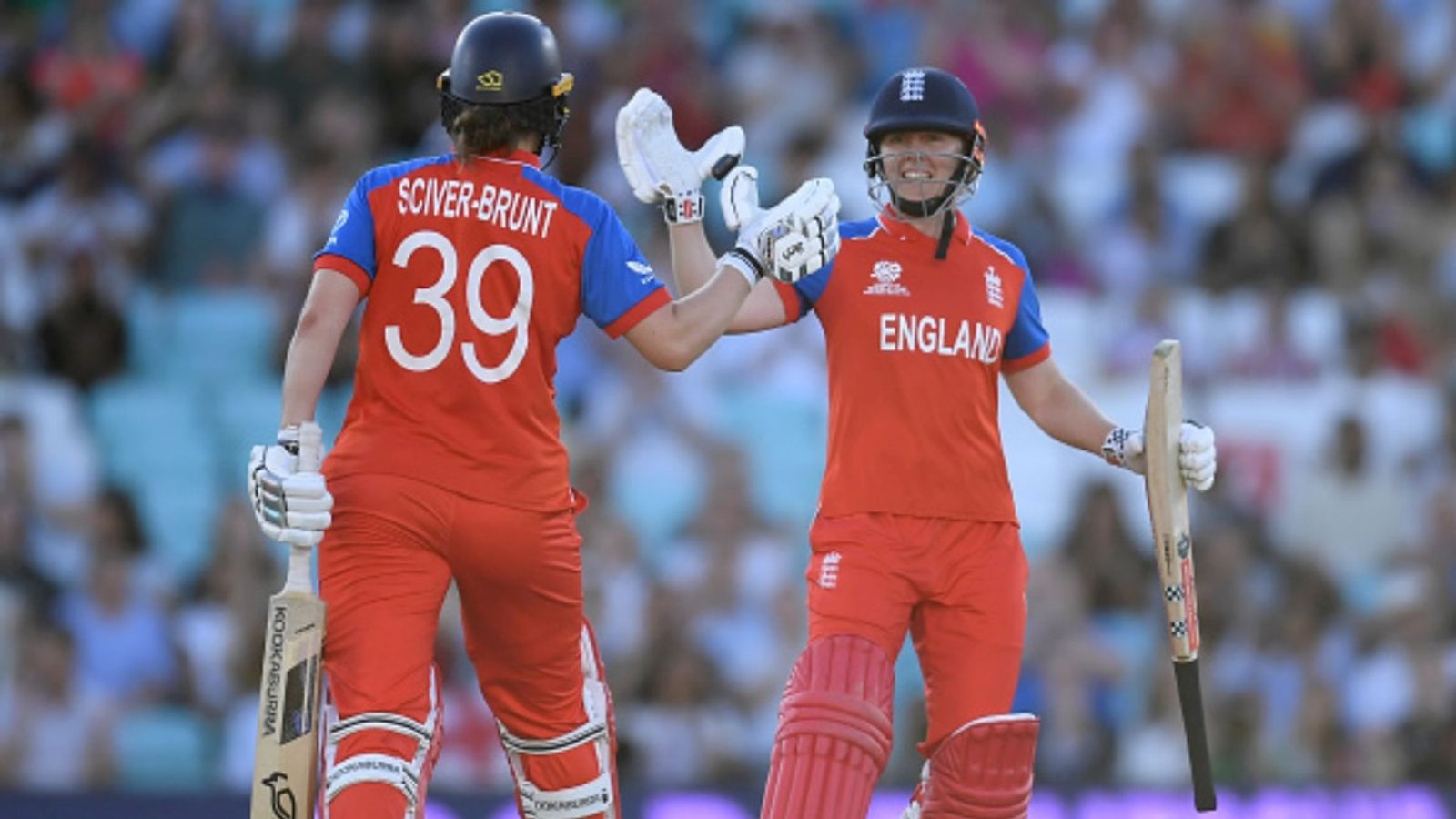 Nat scores 75 as England ease past South Africa with 40-run win, to meet Australia in Women's T20 World Cup 2026 final Heather Knight (R) and Nat Sciver-Brunt of England come together during the ICC Women's T20 World Cup Semi-Final against South Africa at The Oval on July 02, 2026 in London, England.