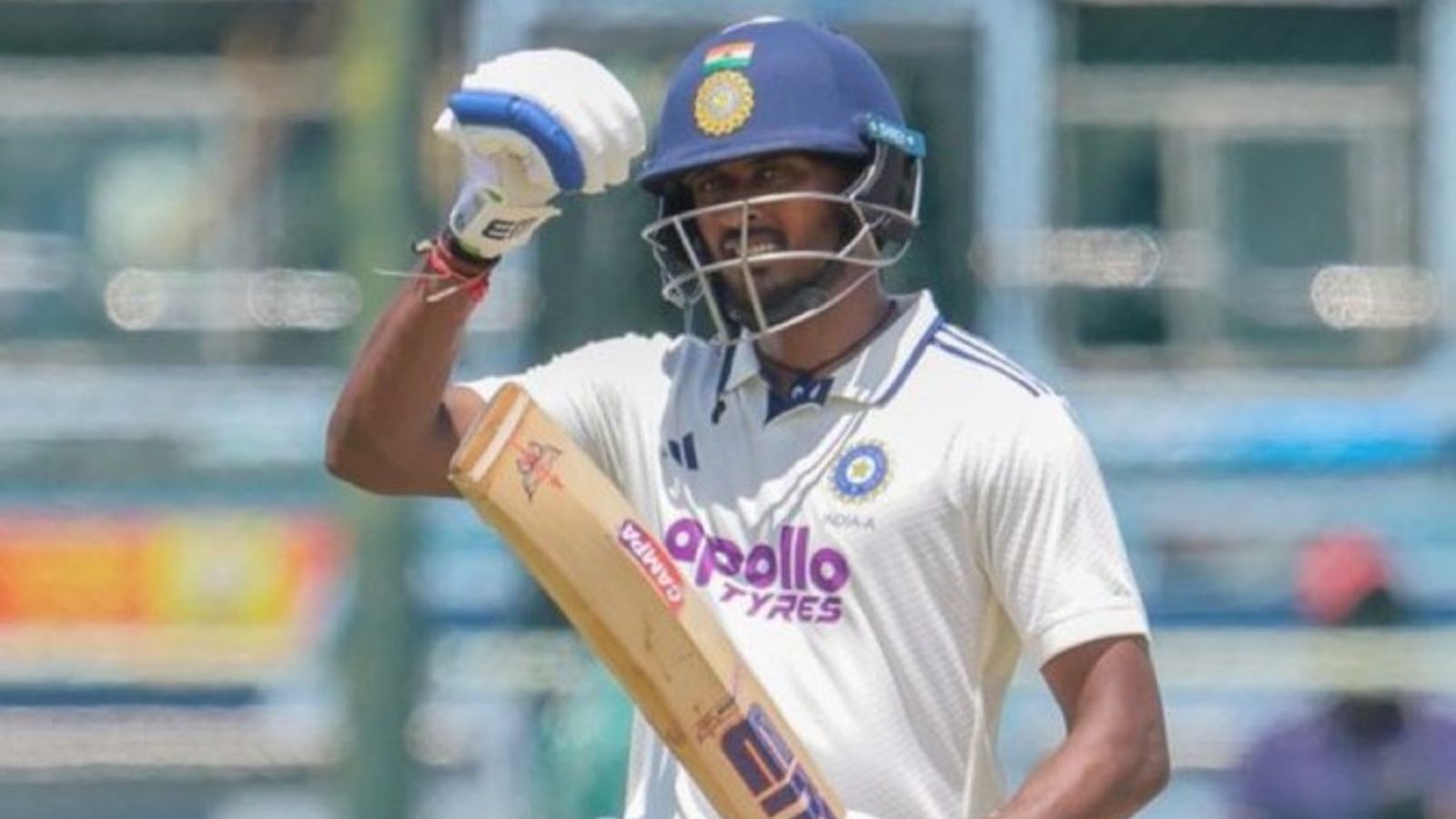 IND A vs SL A: Sudharsan's ton, Padikkal's 94 help India give strong retort to Sri Lanka with 247/1 on Day 2 India A's star opener Sai Sudharsan in this frame. (X)
