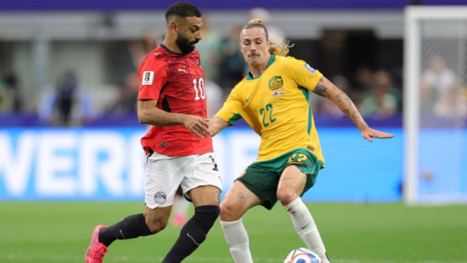 Egypt advances to 2026 World Cup Round of 16 after dramatic penalty shootout win over Australia Egypt vs Australia in the frame (Image via Getty)