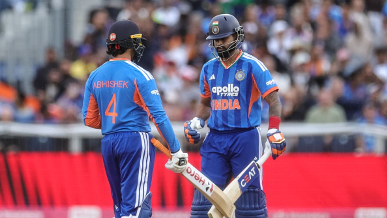 IND vs ENG 2nd T20I: Pitch Report, Weather, Playing XI and Live Streaming Shreyas Iyer and Abhishek Sharma in this frame. (Getty)