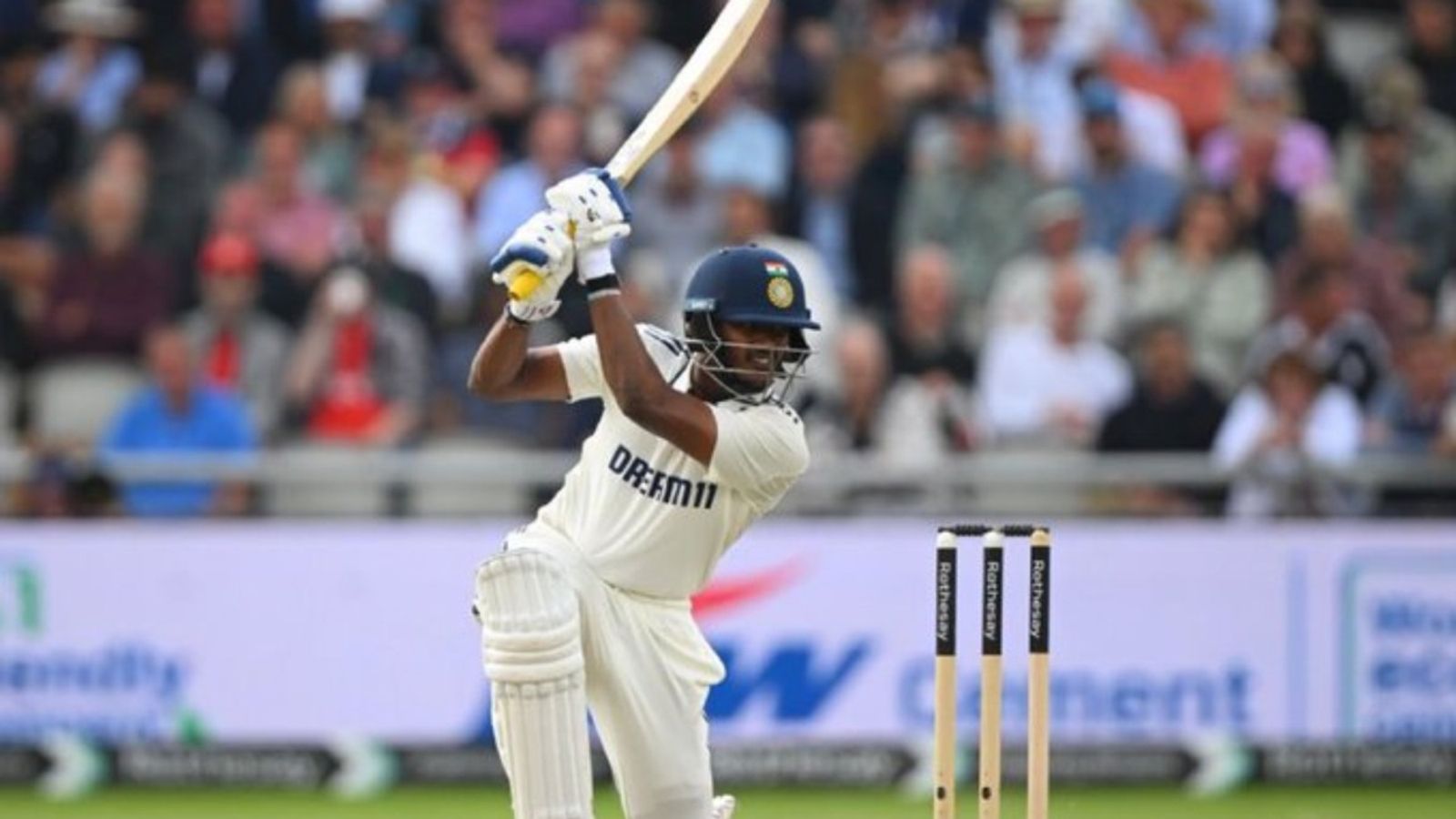 Sai Sudharsan roars with daddy hundred vs SL A, cracks 267-ball 168 to put India A in command of 2nd unofficial Test India A's star opener Sai Sudharsan in this frame. (X)