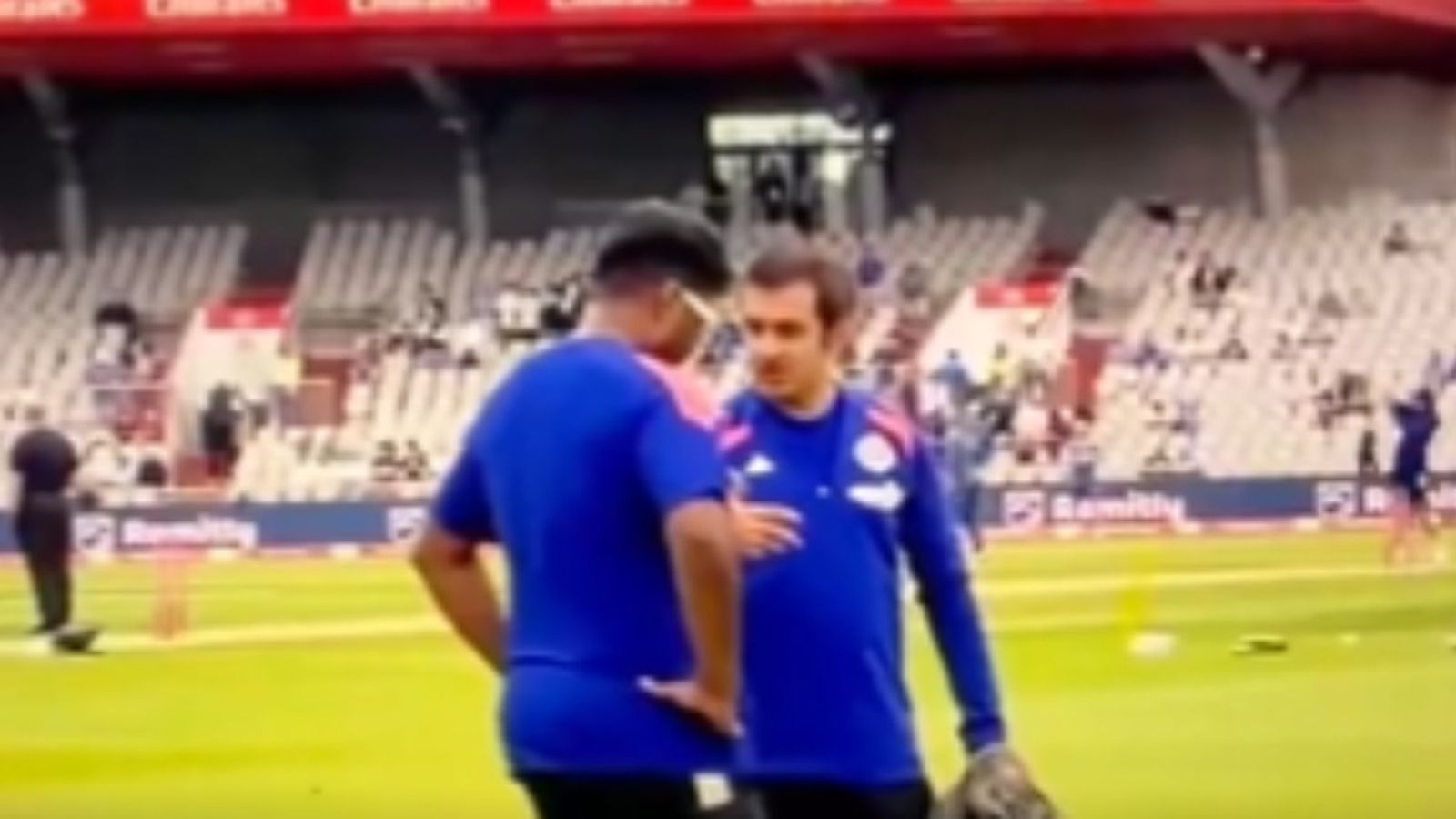 WATCH: Gambhir spotted having animated chat with Samson before dropping latter in IND vs ENG 2nd T20I India's head coach Gautam Gambhir (R) and veteran batter Sanju Samson in frame. (Screenshot)
