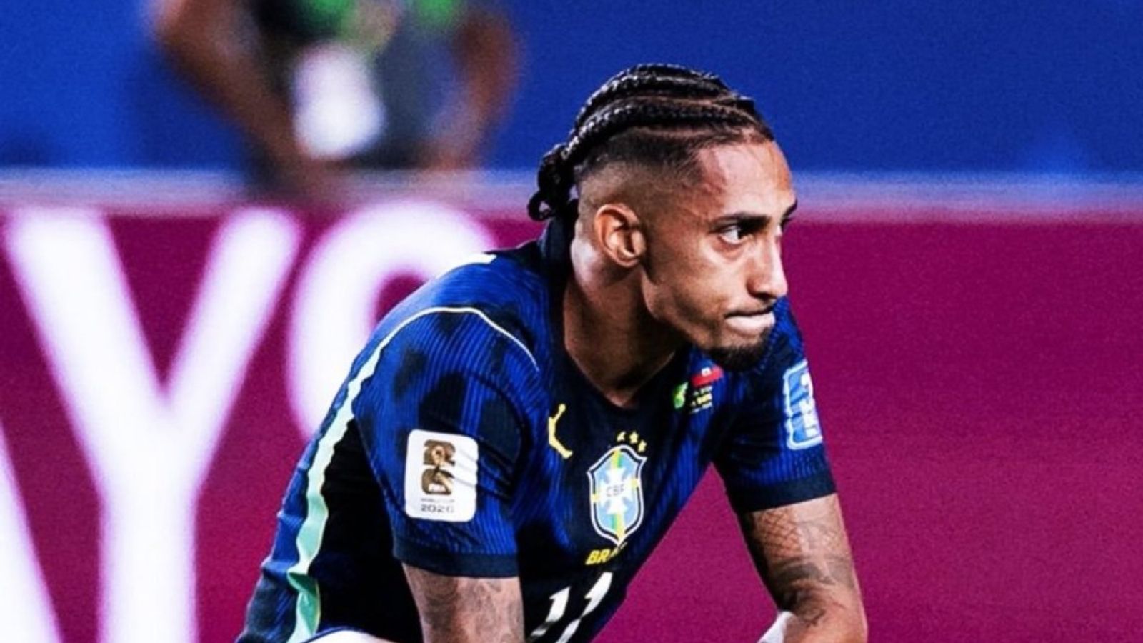 Good news for Brazil, star forward set to return for Round Of 16 clash vs Norway Raphinha in this frame. (X)