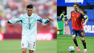 Gavi delivers bold Cristiano Ronaldo verdict ahead of Portugal vs Spain FIFA World Cup clash Spain's Gavi (L) and Portugal's Cristiano Ronaldo in this frame. (Getty)
