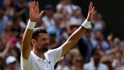 Wimbledon 2026: Djokovic's quest for 25th Grand Slam continues with quarterfinal entry, breaks Federer's record Tennis superstar Novak Djokovic in this frame. (Getty)