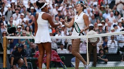 Naomi Osaka knocks World no.1 Aryna Sabalenka out of Wimbledon 2026, storms into quarters Naomi Osaka reacts after knocking out Aryna Sabalenka from Wimbledon 2026. (Getty)