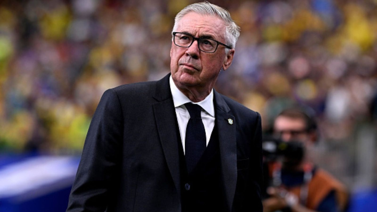 Carlo Ancelotti speaks on future after Brazil's shocking World Cup elimination Carlo Ancelotti in the frame (Image via Getty)