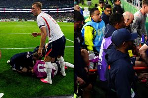 Huge blow to England ahead of Norway clash, star player rushed to hospital after freak injury during celebration SportsTak