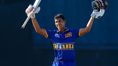 Dimantha Mahavithana outshines Anvay Dravid as Sri Lanka U19 beat India U19 by eight wickets Dimantha Mahavithana in this frame. (X)