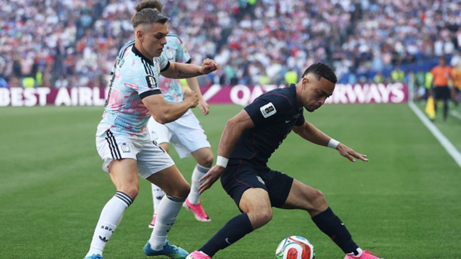 Belgium advances to World Cup Quarter-Finals; co-hosts USA eliminated Belgium vs USA in the frame (Image via Getty)