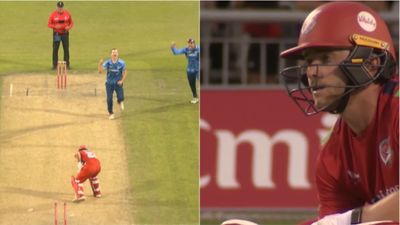 T20 Blast game in England ends in a tie, no super over as Potts uproots middle stump on last ball after 2 fours Nick Potts, Matthew Hurst
