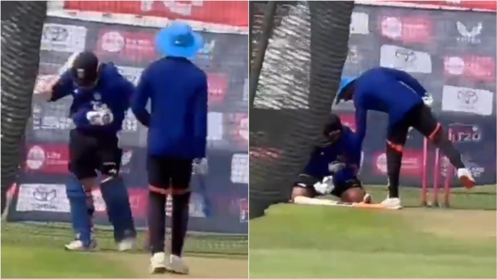 Injury scare for Vaibhav Sooryavanshi ahead of 3rd T20I as throwdown specialist's short ball leads to nasty blow; watch video India opener Vaibhav Sooryavanshi hit by a short ball in the nets session.