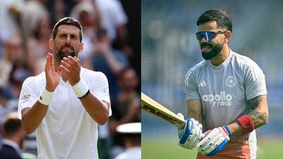 'I would love for him to be my host': Novak Djokovic eyes tennis-cricket crossover with Virat Kohli Novak Djokovic,Virat Kohli in this frame. (Getty)