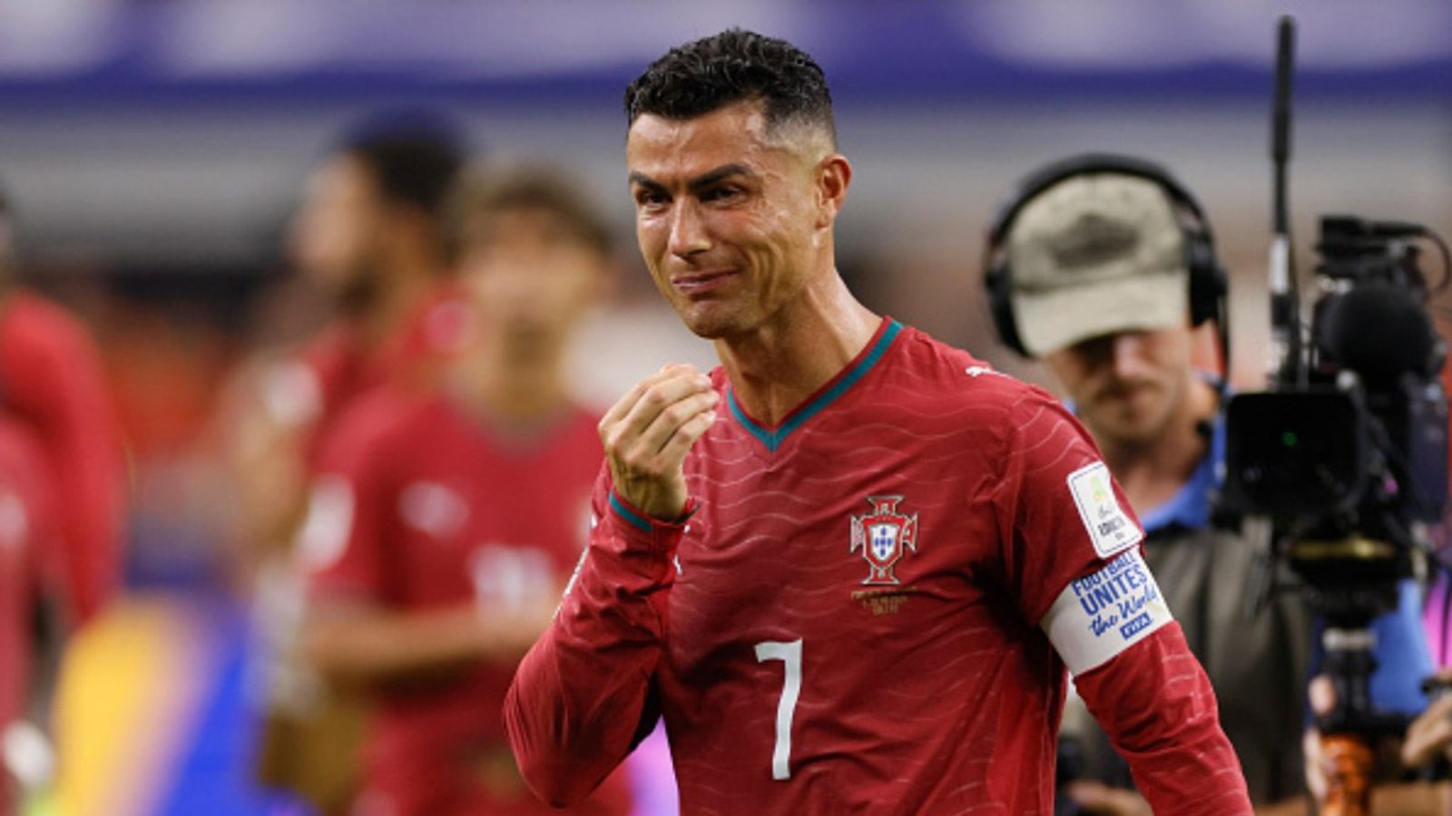 Cristiano Ronaldo's final FIFA World Cup ends with unwanted record Cristiano Ronaldo in this frame. (Getty)