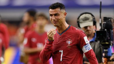 Cristiano Ronaldo's final FIFA World Cup ends with unwanted record Cristiano Ronaldo in this frame. (Getty)