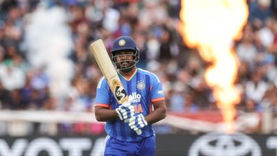 Did Samson sacrifice his spot for Sooryavanshi? Massive revelation surfaces after star player's selection snub Sanju Samson in this frame. (Getty)