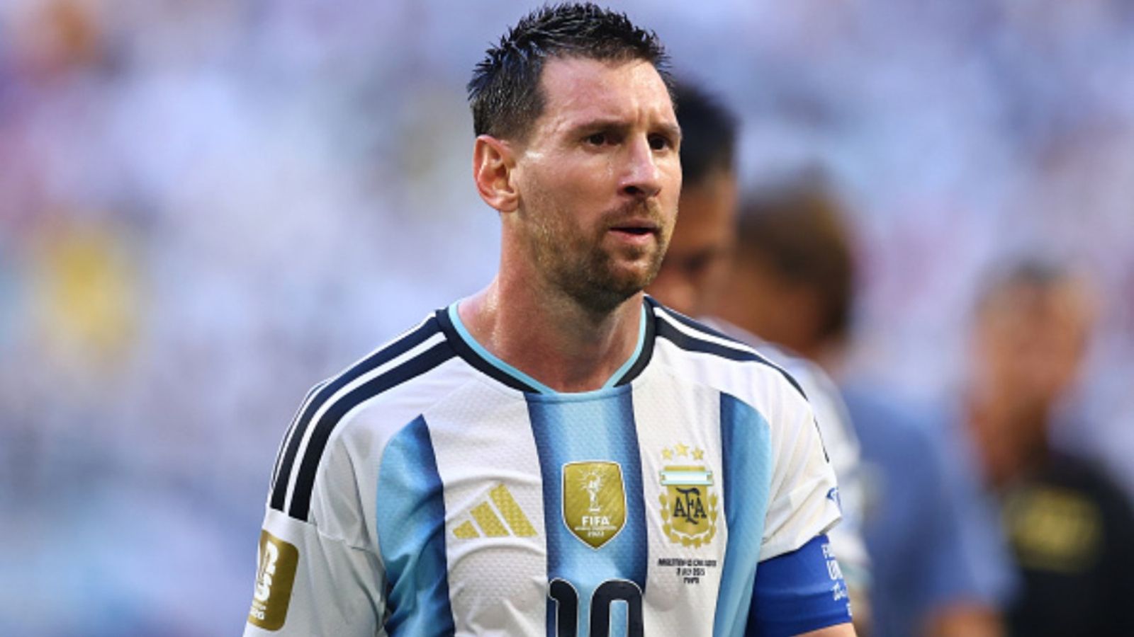 Lionel Messi creates unwanted FIFA World Cup record against Egypt Lionel Messi in this frame. (Getty)