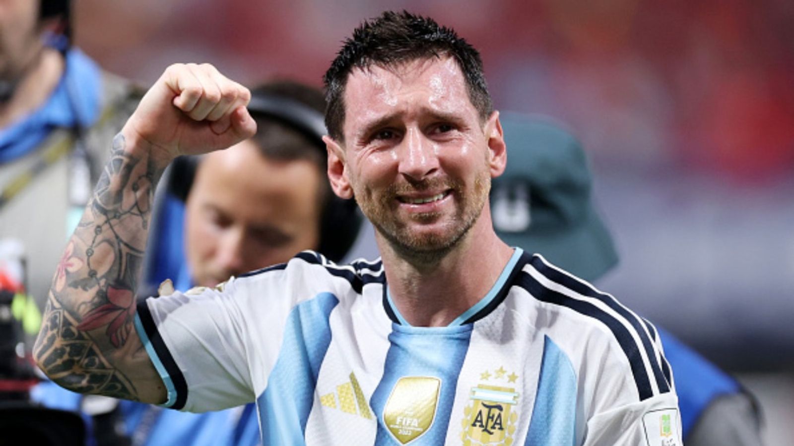 Lionel Messi reveals why he got emotional after Argentina's hard-fought win over Egypt Lionel Messi in the frame (Getty)