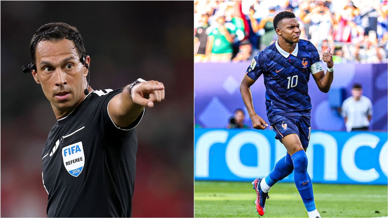 FIFA's Argentina referee decision before France vs Morocco raises questions Facundo Tello (L) and Kylian Mbappe (R) in this frame. (X)