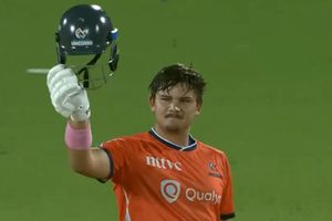 Sooryavanshi's RR teammate becomes youngest centurion in MLC history, slams unbeaten 102 with KKR opener's bat SportsTak