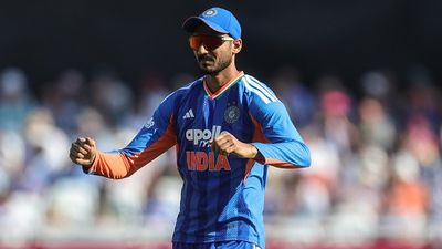 Axar Patel scripts history, joins Kohli, Rohit in elite list during India vs England fourth T20I India's star all-rounder Axar Patel in this frame. (Getty)