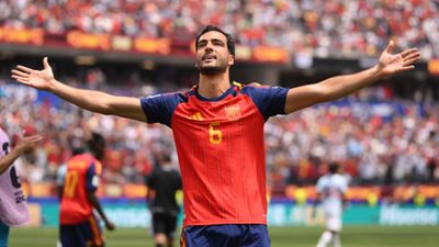 FIFA World Cup 2026: Spain edge Belgium as Merino's late strike seals semi-final spot Mikel Merino in this frame. (Getty)