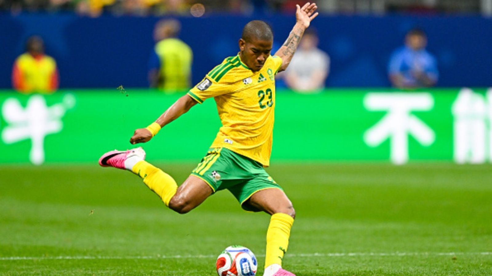 Tragedy strikes South African football as FIFA World Cup 2026 star passes away Jayden Adams in the frame (Getty)