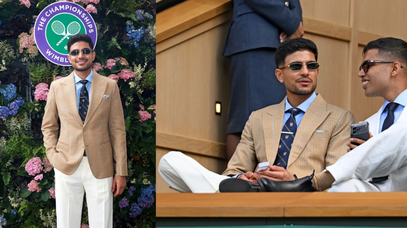 Breaking down Shubman Gill's Wimbledon 2026 wardrobe from ₹3.4 lakh blazer to ₹90 lakh watch Shubman Gill clicked during his Wimbledon 2026 visit (Getty)
