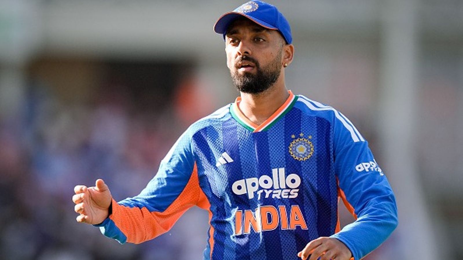 Varun Chakaravarthy likely to miss T20I series vs Zimbabwe, 25-yr-old set be announced replacement India's mystery spinner Varun Chakravarthy in this frame. (Getty)
