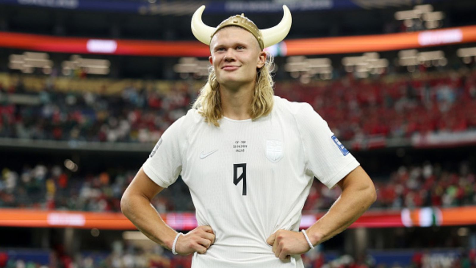 Erling Haaland gives brutal reality check to English fans ahead of quarter-final clash Erling Haaland in the frame (Getty)