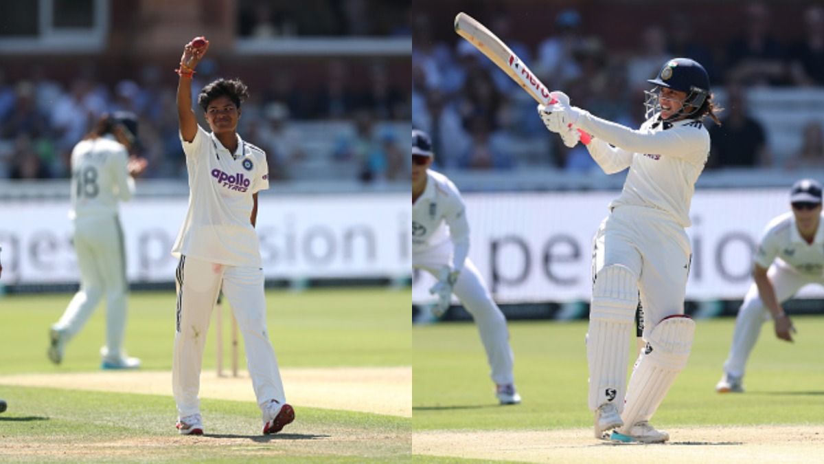 IND vs ENG: After Kranti Gaud's heroics, Smriti Mandhana & Yastika Bhatia power India on Day 2 at Lord's as India Women lead by 269 runs IND vs ENG: After Kranti Gaud's heroics, Smriti Mandhana & Yastika Bhatia power India on Day 2 at Lord's as India Women lead by 269 runs