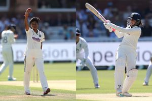 IND vs ENG: After Kranti Gaud's heroics, Smriti Mandhana & Yastika Bhatia power India on Day 2 at Lord's as India Women lead by 269 runs SportsTak