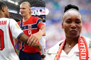 Watch: Venus Williams and husband Andrea Preti spotted at 2026 World Cup clash between England vs Norway SportsTak