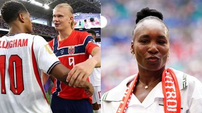 Watch: Venus Williams and husband Andrea Preti spotted at 2026 World Cup clash between England vs Norway Venus Williams spotted at 2026 World Cup clash between England vs Norway