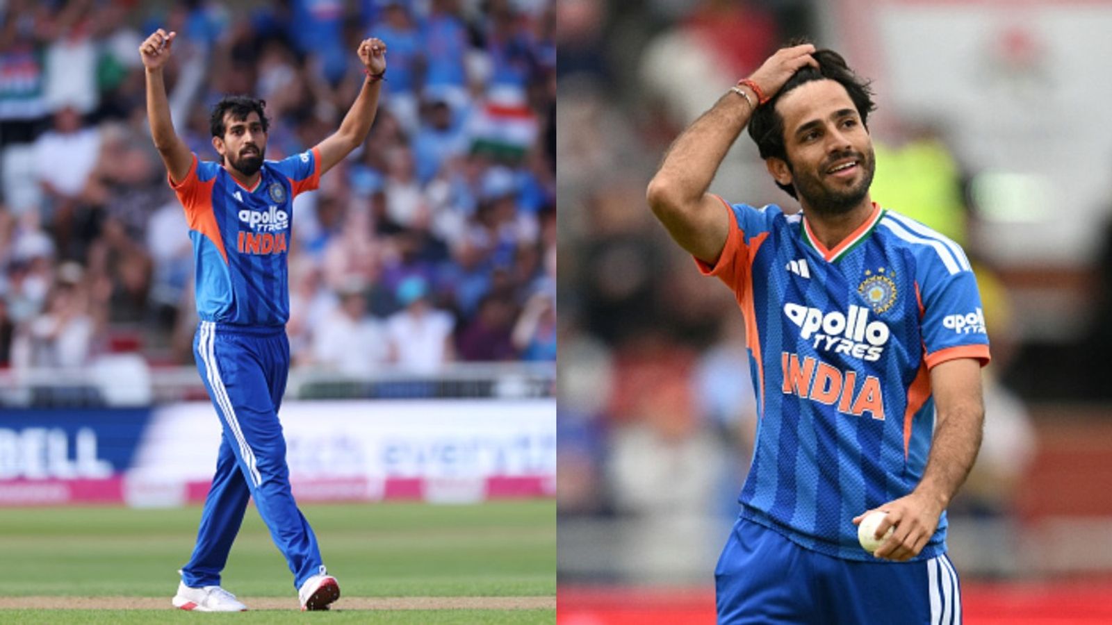 Team India ring in two changes to ODI and T20I squads after heavy loss to England Prince Yadav and Ravi Bishnoi in this frame. (Getty)