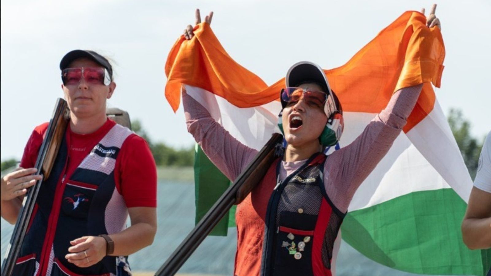Neeru Dhanda scripts history with World Cup trap gold, wins India's first-ever international shotgun title Neeru Dhanda celebrates after winning World Cup gold (X)