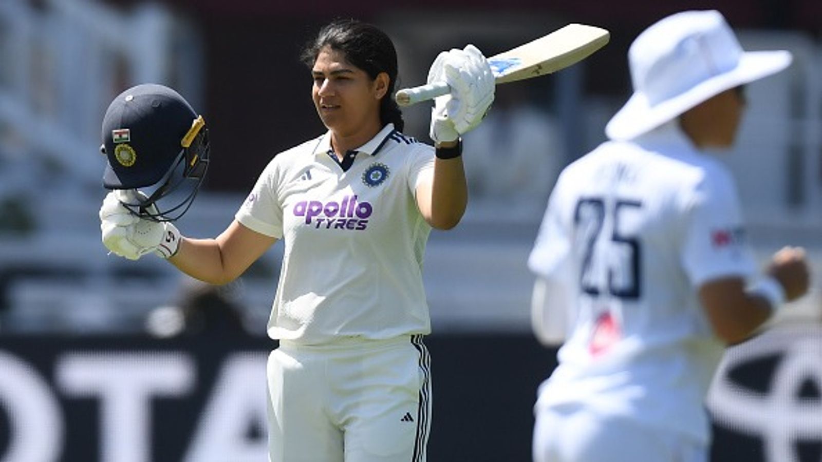 IND W vs ENG W: Yastika Bhatia scripts history, becomes first-ever woman to smash a Test ton at Lord's India's star batter Yastika Bhatia in this frame. (Getty)