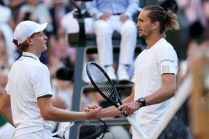Watch: Sinner shows sportsmanship after Zverev slips during Wimbledon 2026 final SportsTak