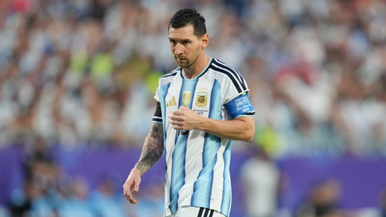 'Messi can be a weakness...': England legend's bold prediction ahead of FIFA World Cup 2026 semifinal Argentina's Lionel Andres Messi during FIFA World Cup 2026 quarterfinal against Switzerland, Kansas Stadium, Kansas, USA on July 11 2026.