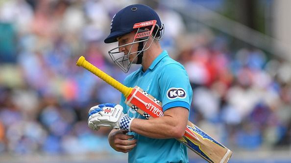 England captain Harry Brook in this frame. (Getty)