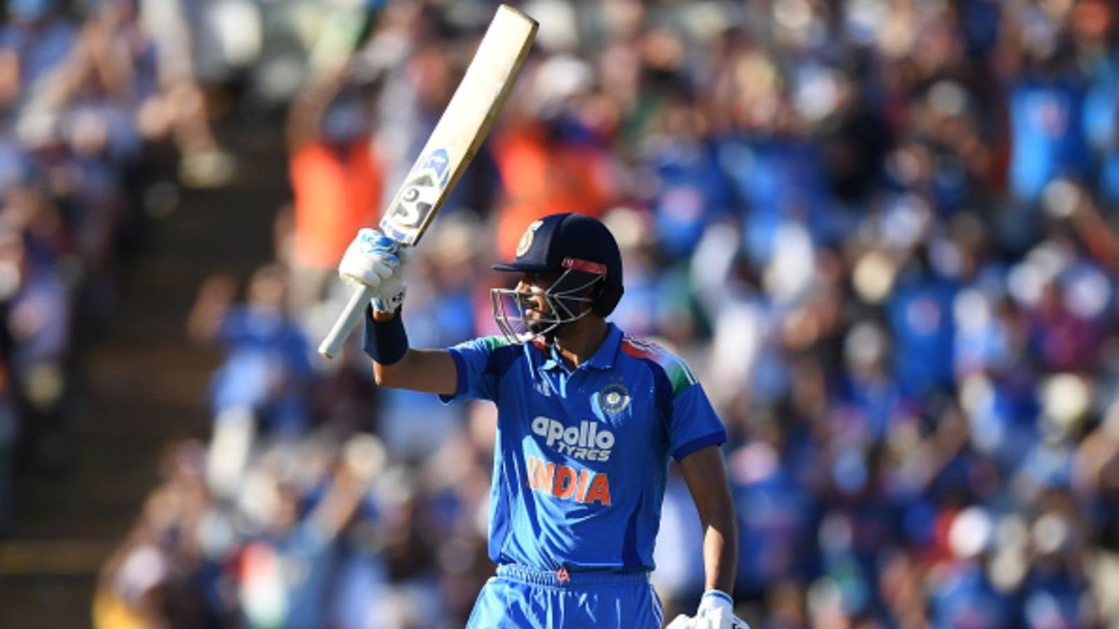 Axar Patel joins Sachin Tendulkar, Hardik Pandya in India's rare list of players to achieve this feat in away ODIs Axar Patel celebrates reaching his half century during the 1st ODI of the series against England at Edgbaston on July 14, 2026 in Birmingham, England.
