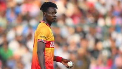 Muzarabani, Ngarava star as Zimbabwe crush Bangladesh by 32 Runs in first T20I Blessing Muzarabani in this frame. (Getty)